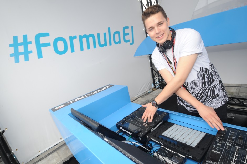 FIA Formula E ePrix Berlin 2015 - TAG Heuer - DJ Felix Jaehn (1)
